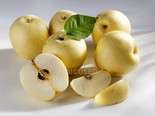 Nashi peras frescas - foto de stock