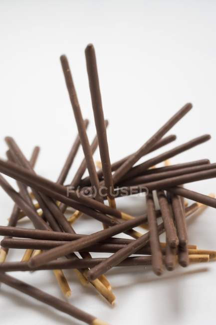 Bâtonnets de chocolat noir — Photo de stock