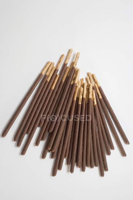 Dark Chocolate sticks — Stock Photo