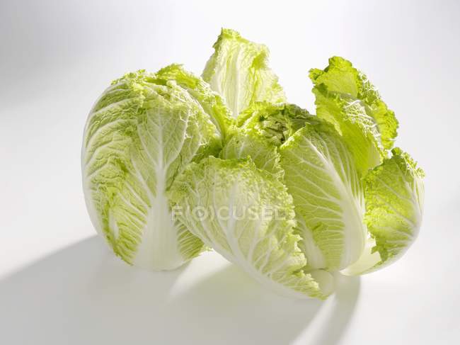 Two heads of Chinese cabbage — Stock Photo