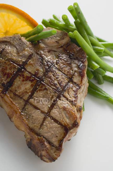 Grilled T-bone steak — Stock Photo