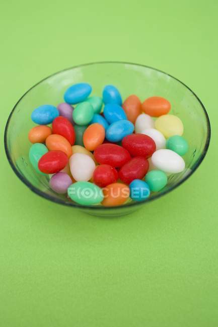 Coloured sugar eggs — Stock Photo