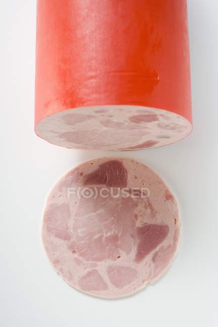 Schinkenwurst ham sausage — Stock Photo