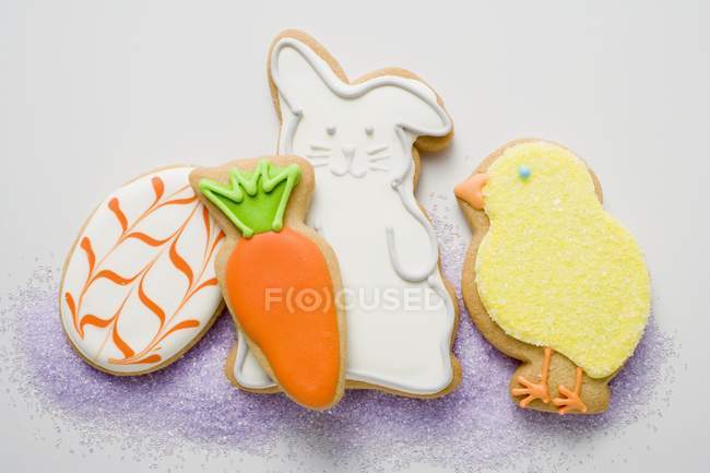 Biscuits de Pâques assortis — Photo de stock