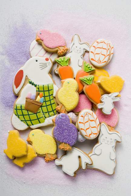 Pile of Easter biscuits — Stock Photo