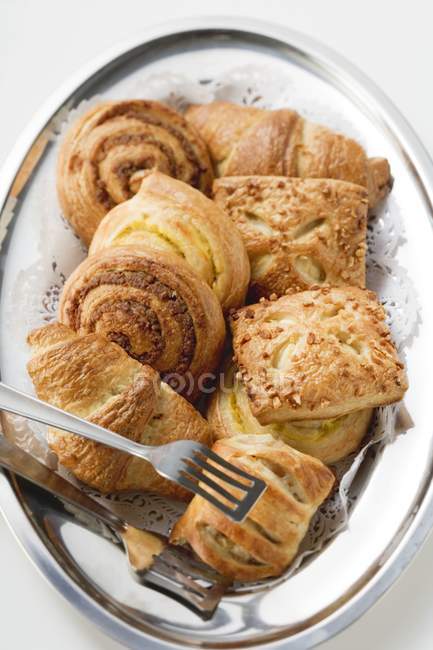 Assorted Danish pastries — Stock Photo