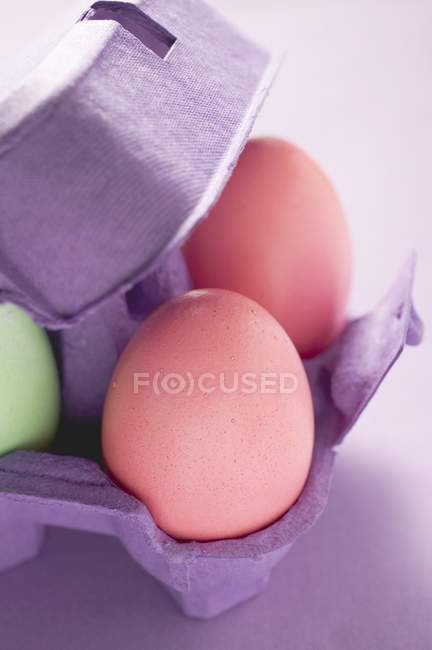 Colored easter eggs — Stock Photo