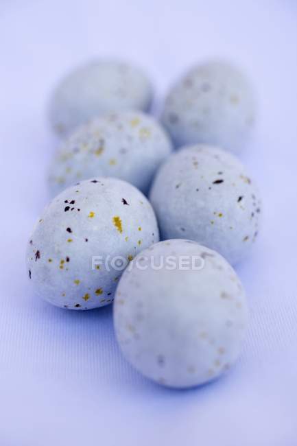 Pale blue  eggs — Stock Photo