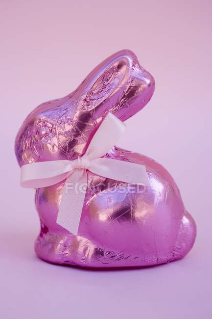 Lapin de Pâques rose — Photo de stock
