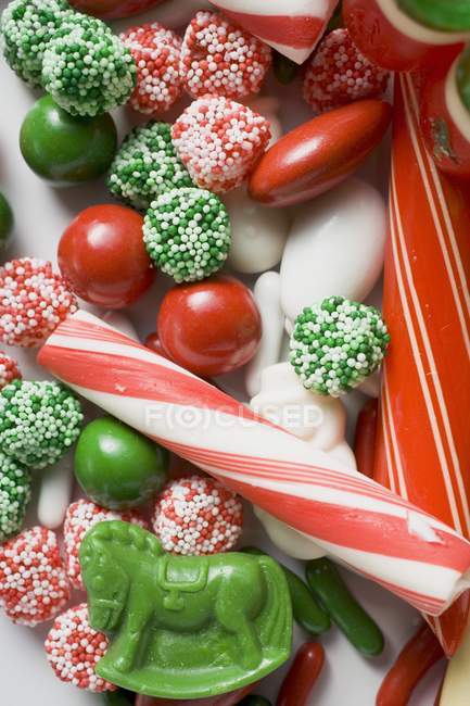 Асорті різдвяні солодощі — стокове фото