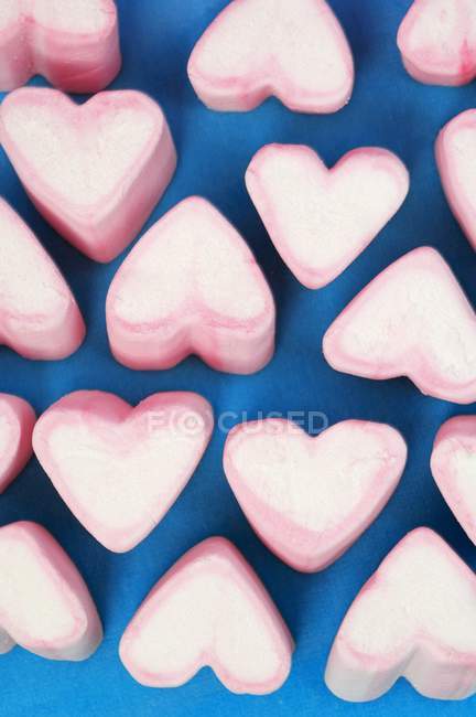 Pink and white marshmallow — Stock Photo