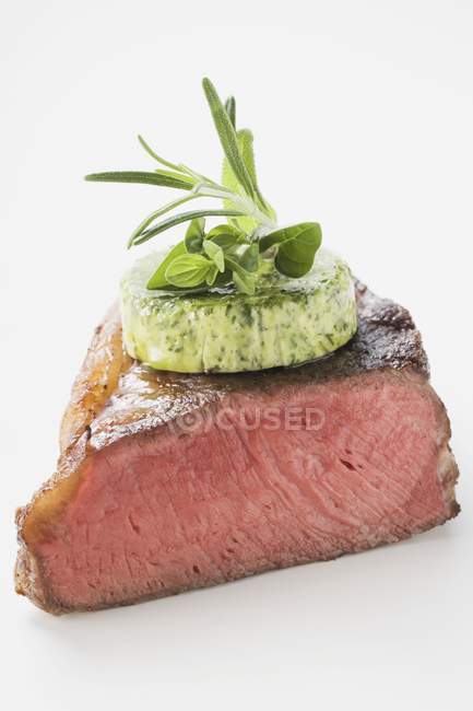 Steak de boeuf au beurre — Photo de stock