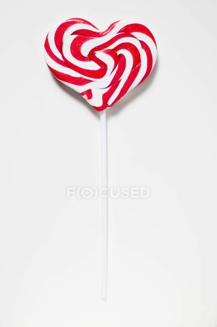 Candy cane lollipop — Stock Photo