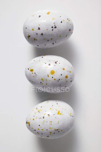 Uova di cioccolato maculato — Foto stock