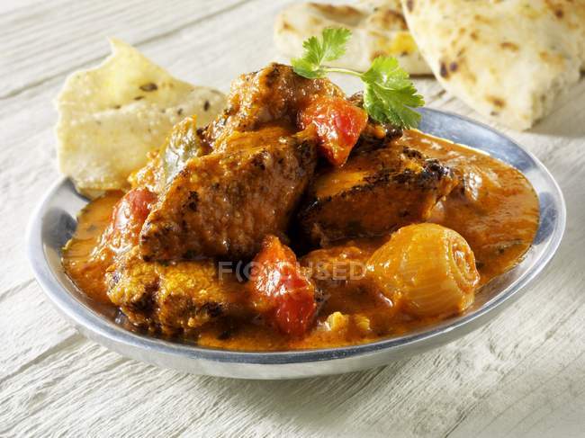 Curry di carne piccante — Foto stock