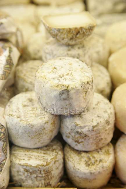 Blue cheese on counter — Stock Photo