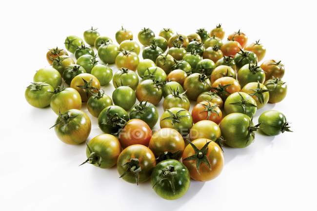 Unripe green tomatoes — Stock Photo