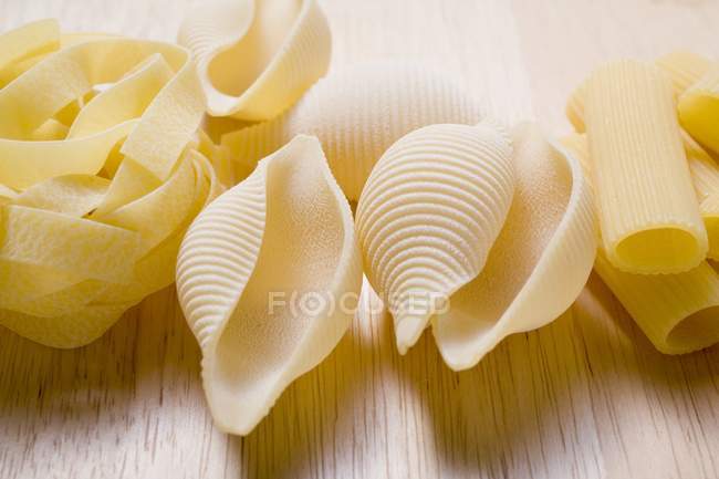 Vari tipi di pasta — Foto stock