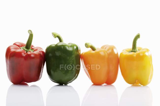 Bell peppers on barbecue — Stock Photo