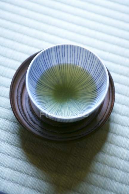 Bowl of Matcha tea — Stock Photo