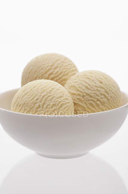 Cuillères de crème glacée — Photo de stock