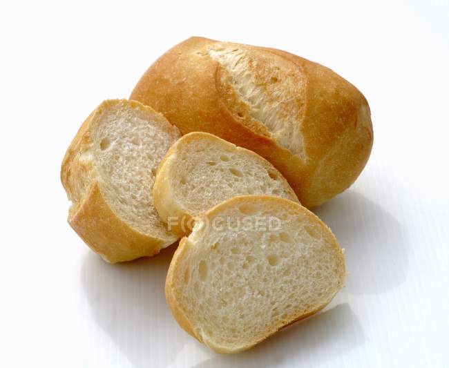 Freshly baked baguette roll — Stock Photo