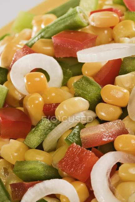 Salada mexicana fresca, close up — Fotografia de Stock