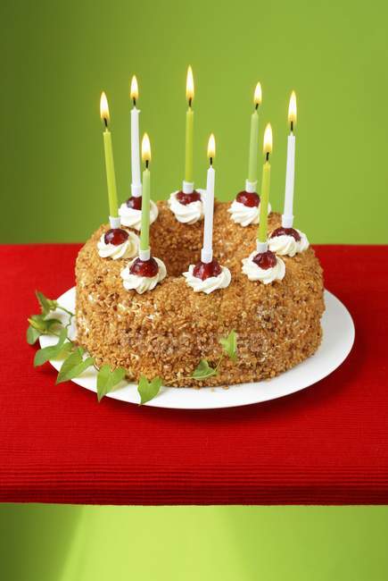 Gâteau en forme de couronne de Francfort — Photo de stock