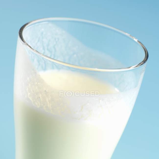 Close up of Buttermilk in a glass — Stock Photo