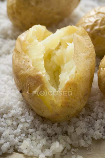Patatas recién horneadas - foto de stock