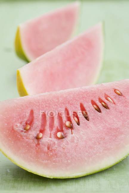 Fresh wedges of watermelon — Stock Photo