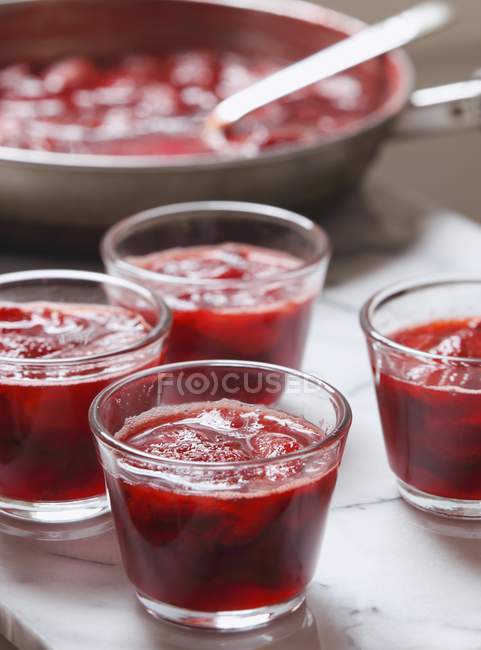 Homemade Strawberry Jam — Stock Photo