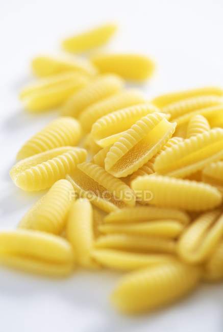 Raw gnocchi sardi pasta — Stock Photo