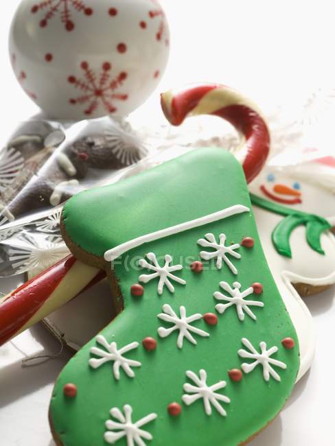 Assorted Christmas biscuits — Stock Photo