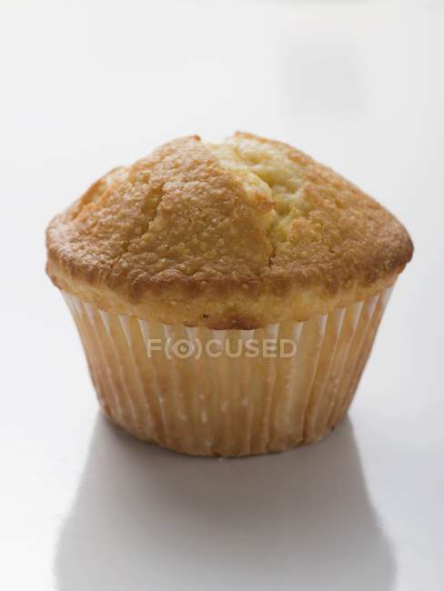 Lemon muffin in paper case — Stock Photo