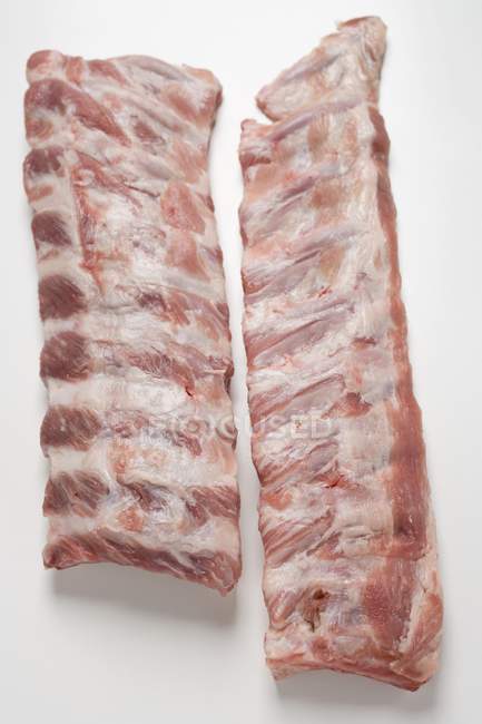 Costelas de porco frescas — Fotografia de Stock