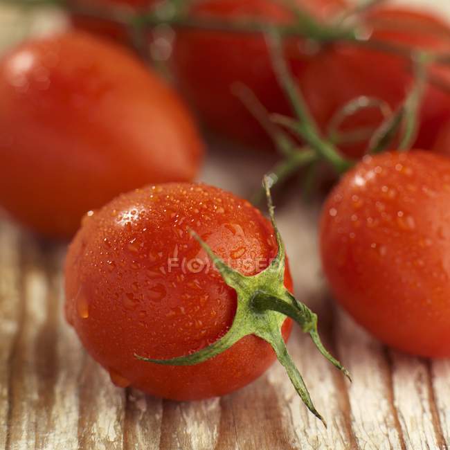 Tomates de ameixa vermelha — Fotografia de Stock