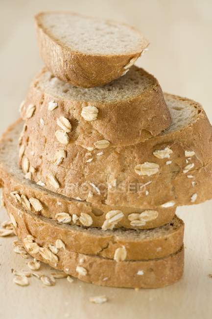 Fette di pane d'avena — Foto stock