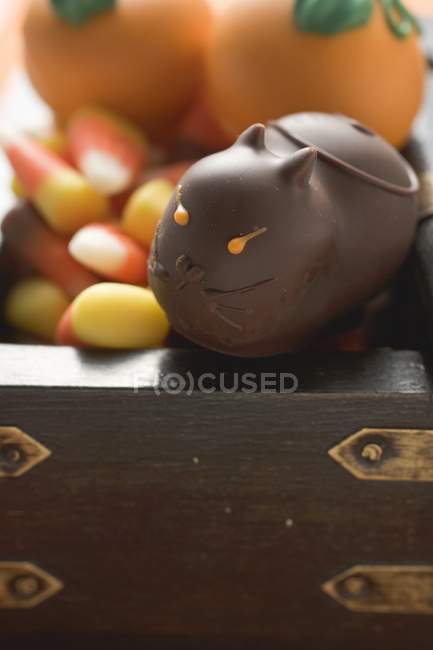 Verschiedene Süßigkeiten für Halloween — Stockfoto