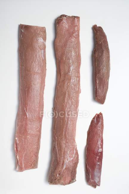 Filetti di maiale crudi — Foto stock