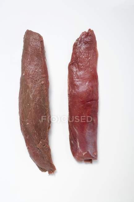Fresh pork fillets — Stock Photo