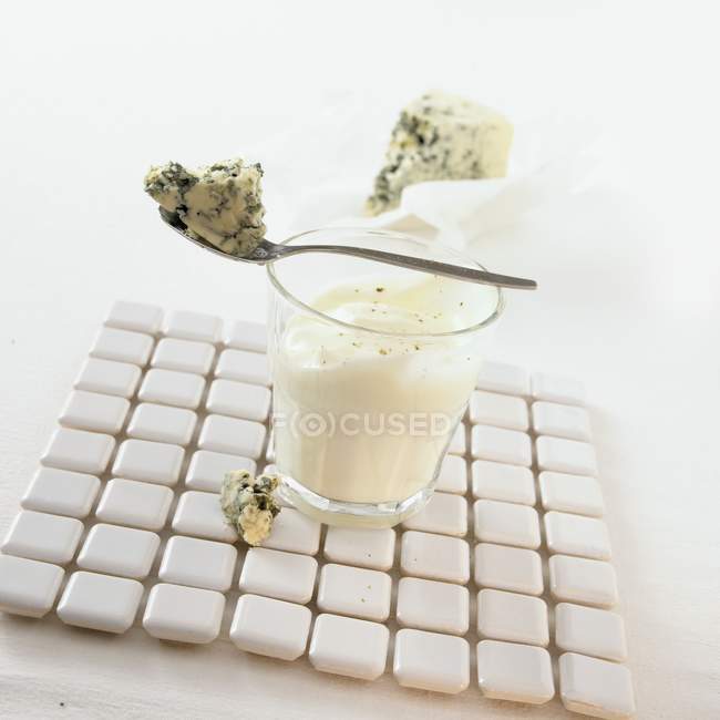 Ingredientes para molho de queijo — Fotografia de Stock