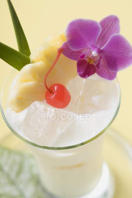 Pina Colada with pineapple — Stock Photo