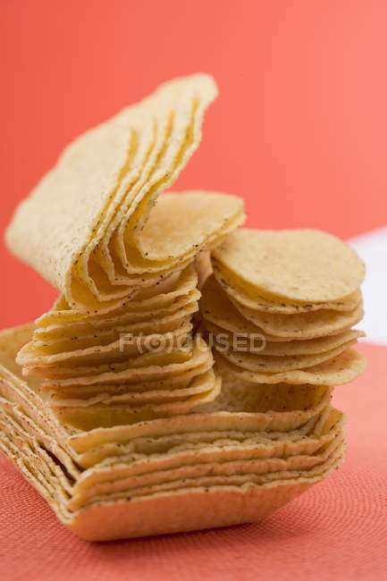 Assorted tortilla chips — Stock Photo