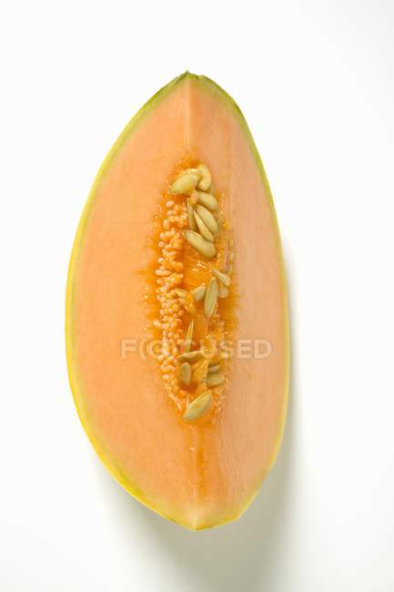 Tranche fraîche de melon — Photo de stock