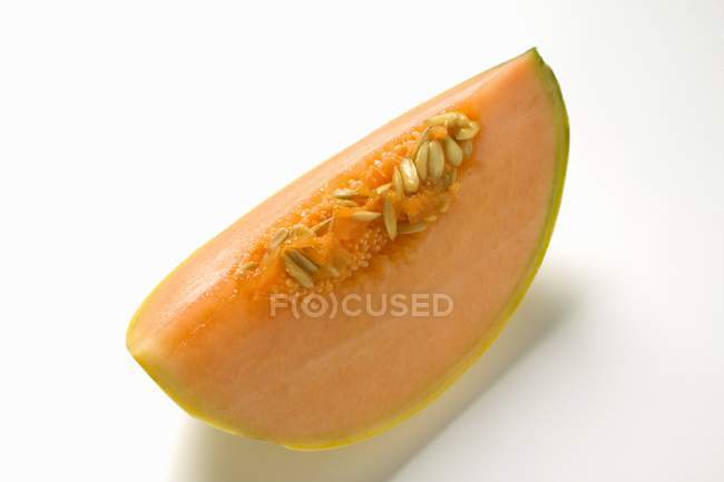 Fatia fresca de melão — Fotografia de Stock