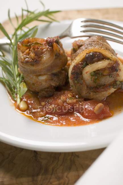 Belly pork rolls — Stock Photo