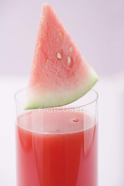 Glas Wassermelonensaft — Stockfoto