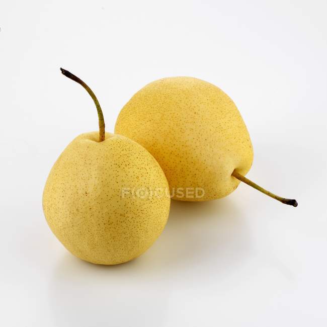Two Nashi pears — Stock Photo