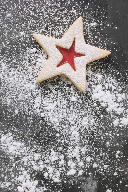 Джем-печиво з глазурованим цукром — стокове фото